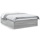 Bed Frame without Mattress Grey Sonoma 160x200 cm 3280914