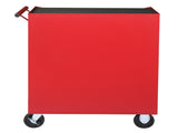 Steel maintenance tool cart single base cabinet 4 drawers 330lb red 52812447