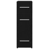 Apothecary Cabinet Black Oak 20 x 45.5 x 60 cm Engineered Wood 862637