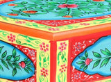 286159 Hand Painted Console Table 80x35x75 cm Solid Mango Wood