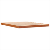 Bed Frame without Mattress Wax Brown 160x200 cm Solid Wood Pine 847148