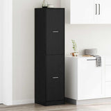 Apothecary Cabinet Black oak 40 x 41 x 174.5 cm Engineered wood 3365626
