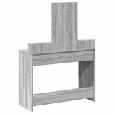 Dressing Table Grey 100 x 41 x 140 cm Engineered Wood 865177