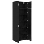 Storage Cabinet Black oak 80 x 41 x 225 cm Engineered wood 3394517