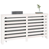 Radiator Cover White 153x19x84 cm Solid Wood Pine 822602