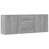 Sideboards 3 pcs Grey Sonoma Engineered Wood 3276614