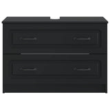 Bathroom Sink Cabinet UTRECHT Black 82 x 41x 56 cm 897676