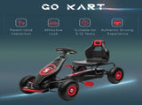 Kids Pedal Go Kart, with Adjustable Seat, Inflatable Tyres - Red T3398P348333