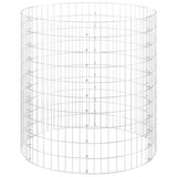 Circular Gabion Pole Galvanised Steel 100x100 cm 152018