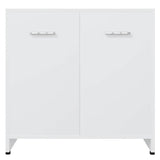 Bathroom Cabinet White 60x33x61 cm Engineered Wood 802570