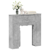 Fireplace Surround Concrete Grey 93 x 20 x 89 cm 8006627