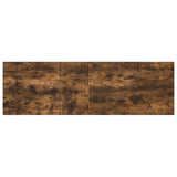 Wall-Mounted Headboard HAARLEM Smoked Oak Engineered Wood 896950