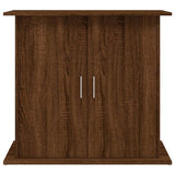 Aquarium Stand Brown Oak 81x36x73 cm Engineered Wood 833606