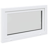 Tilt & Turn Basement Window RISOR 100 x 70 cm PVC and Glass 42047211
