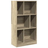 Bookcase Sonoma Oak 57x28.5x107.5 cm Engineered Wood 848005