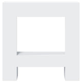 Fireplace Surround White 81x18x82 cm Engineered Wood 854598