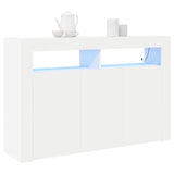 Sideboard White 116 x 30 x 75 cm Engineered Wood 3333876