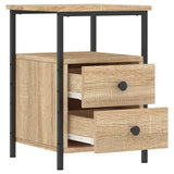 Bedside Cabinet Sonoma Oak 34x35.5x50 cm Engineered Wood 826015