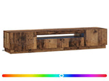 LED TV Cabinet Old Wood Engineered Wood 897353