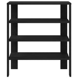 Shoe Rack Black 61x32x70 cm Engineered Wood 859843