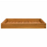 Serving Tray 60x60 cm Solid Teak Wood 315458