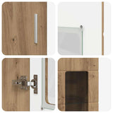 Highboard FLORIN Artisan Oak 60 x 35 x 182 cm Engineered Wood 3397923
