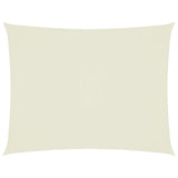 Sunshade Sail Oxford Fabric Rectangular 4x5 m Cream 135216