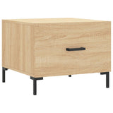 Coffee Tables 2 pcs Sonoma Oak 50x50x40 cm Engineered Wood 829403