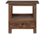 Bedside Table Brown 30 x 30 x 47 cm Solid Reclaim Wood 42012370