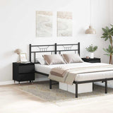 Bedside Cabinet 2 pcs Black Oak 40 x 35 x 50 cm Engineered Wood 863467