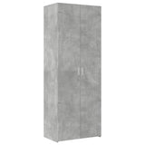 Highboard Concrete Grey 70x42.5x185 cm Engineered Wood 3281423