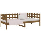 Day Bed without Mattress Honey Brown 90x200 cm Solid Wood Pine 820759