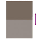 Roller blind blackout 144.4x230 cm Fabric Width 140 cm coffee 240171