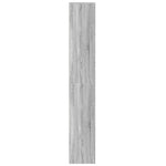 Highboard with LED Grey Sonoma 69x32.5x200 cm Engineered Wood 3307910
