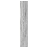 Highboard with LED Grey Sonoma 69x32.5x200 cm Engineered Wood 3307910