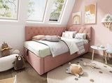 Daybed Upholstered Bed with 3FT Single Sofa Bed 90 x 190 cm, Ottoman Bed with Hydraulic N601P343711P