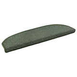 Self-adhesive Stair Mats 15 pcs Dark Green 80 x 24.5 x 3.5 cm 42038643