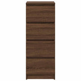 Sideboard Brown Oak 37.5x35x99 cm Engineered Wood 861703