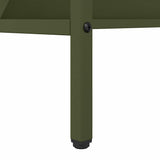 Livestock Feeder Olive Green 100 x 60 x 90 cm Cold-Rolled Steel 874658