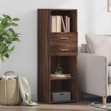 Highboard Brown Oak 40x42,5x124 cm Engineered Wood 846165