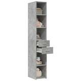 Highboard Concrete Grey 30x42.5x185 cm Engineered Wood 846239