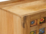TV Cabinet with Shelf Natural 105 x 33 x 46 cm Solid Mango Wood 4018260