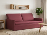 2 Seater Sofa Wine Red 150 x 81 x 82 cm Fabric 42041076