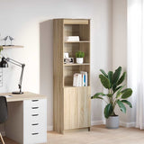 Highboard Sonoma Oak 50x35x180 cm Engineered Wood 3328464