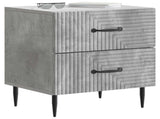 Bedside Cabinet 2 pcs Concrete Grey 43 x 34.5 x 47.5 cm 894762