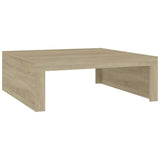 Coffee Table Sonoma Oak 100x100x35 cm Engineered Wood 808570