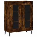 Highboard Smoked Oak 69,5x34x180 cm Engineered Wood 3198294