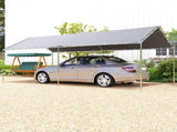 3 x 6m Heavy Duty Carport Garage Car Shelter Galvanized Steel Outdoor Open Canopy Tent Water UV T3398P325357