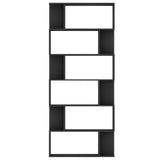 Book Cabinet Black Engineered wood 80 x 24 x 192 cm Book Cabinet 800091