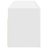 Bathroom Wall Cabinet White 100x25x30 cm Engineered Wood 860094